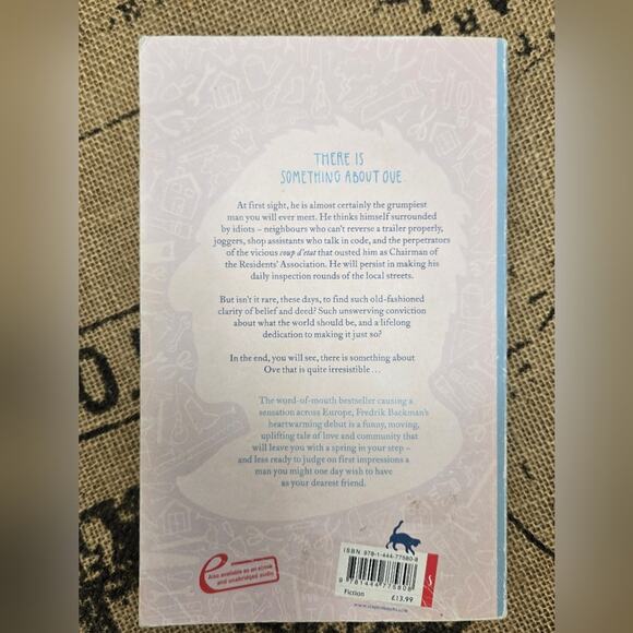 A Man Called Ove by Fredrik Backman Paperback Book Fiction Novel Swedish - Picture 3 of 7